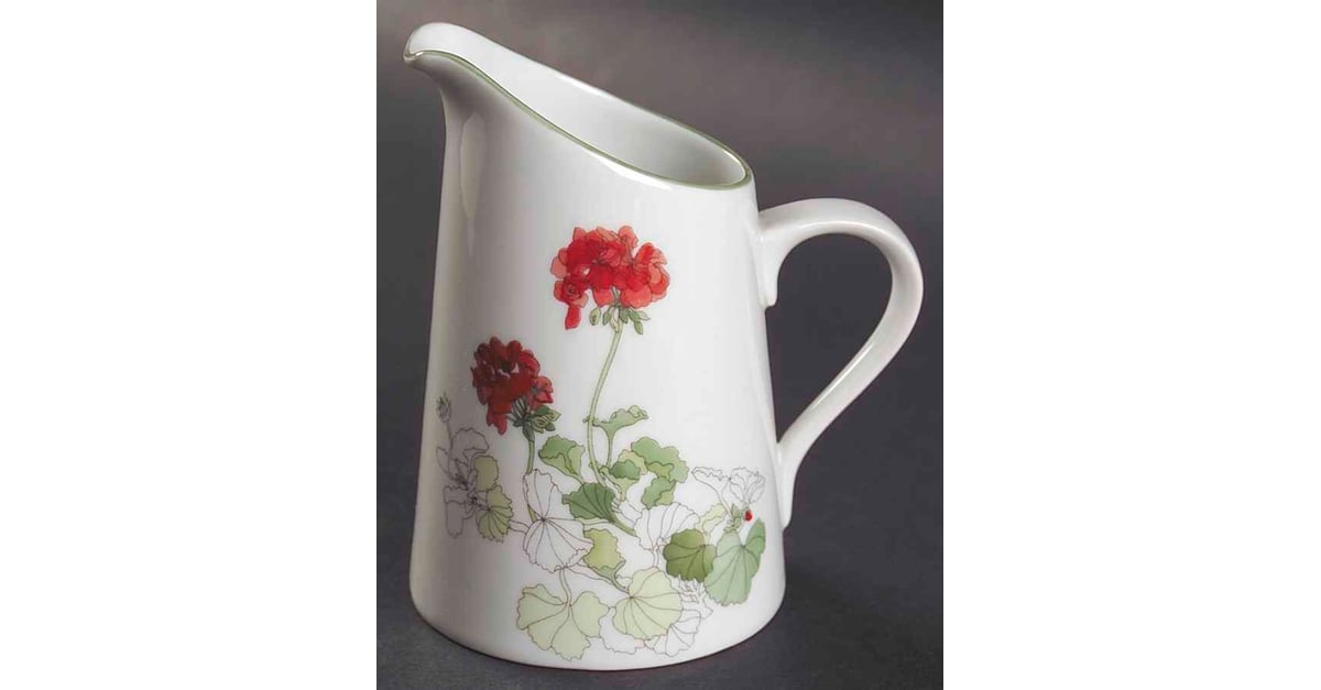 Geranium Creamer by Block | Replacements, Ltd.