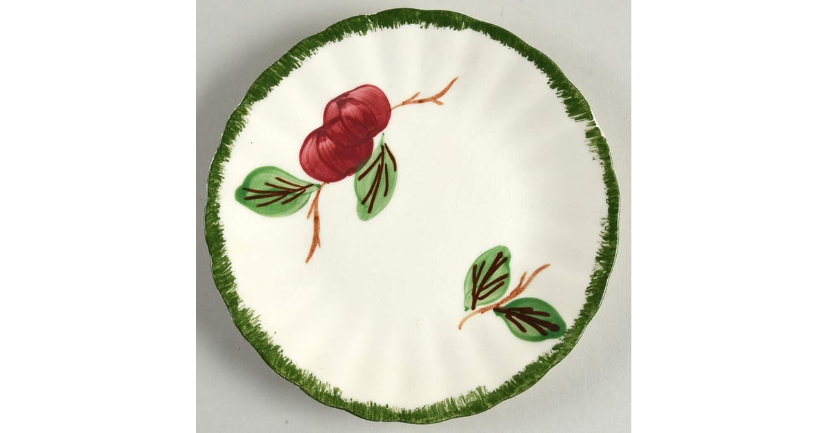 Apple Tart Bread & Butter Plate by Blue Ridge Southern Pottery ...
