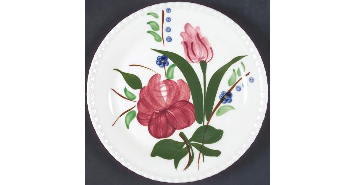 Bluebell Bouquet Bread & Butter Plate by Blue Ridge Southern Pottery ...