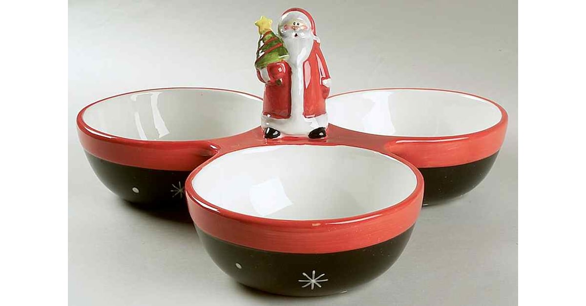 Holiday Santa 3 Section Server by Certified International ...