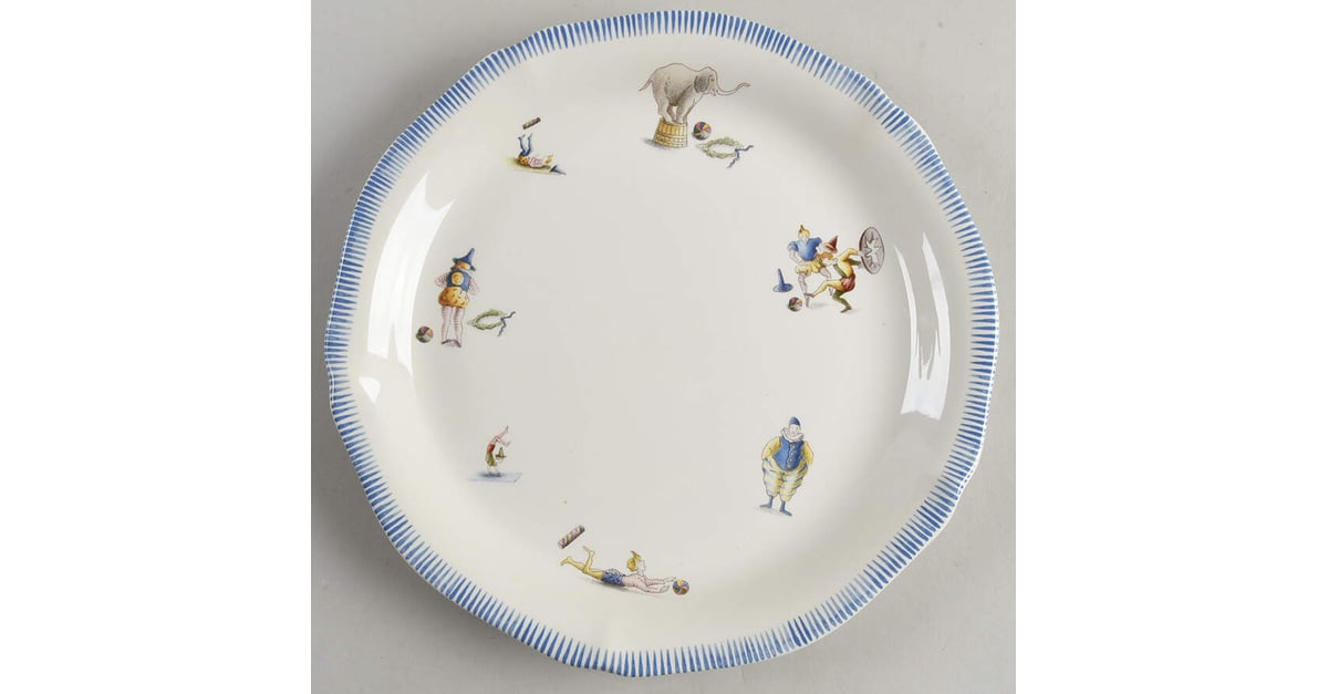 Le Cirque Deep Round Platter by Faiencerie De Gien | Replacements