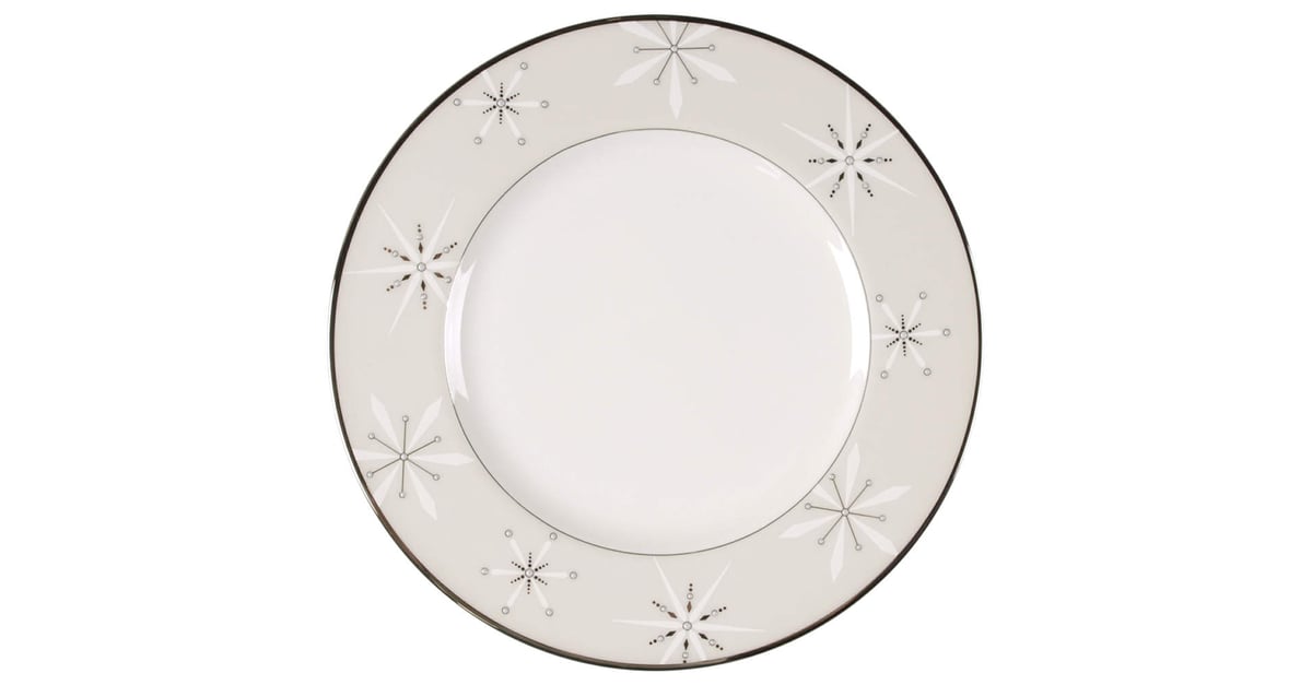 Federal Platinum Christmas Accent Luncheon Plate by Lenox