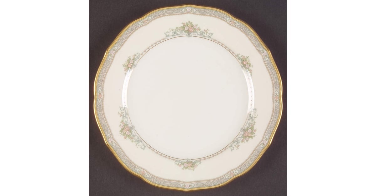 Mikasa Field Bouquet Salad Plate – 8” Ceramic Pink & Blue Flower Pattern, Made In Japan (Vintage)