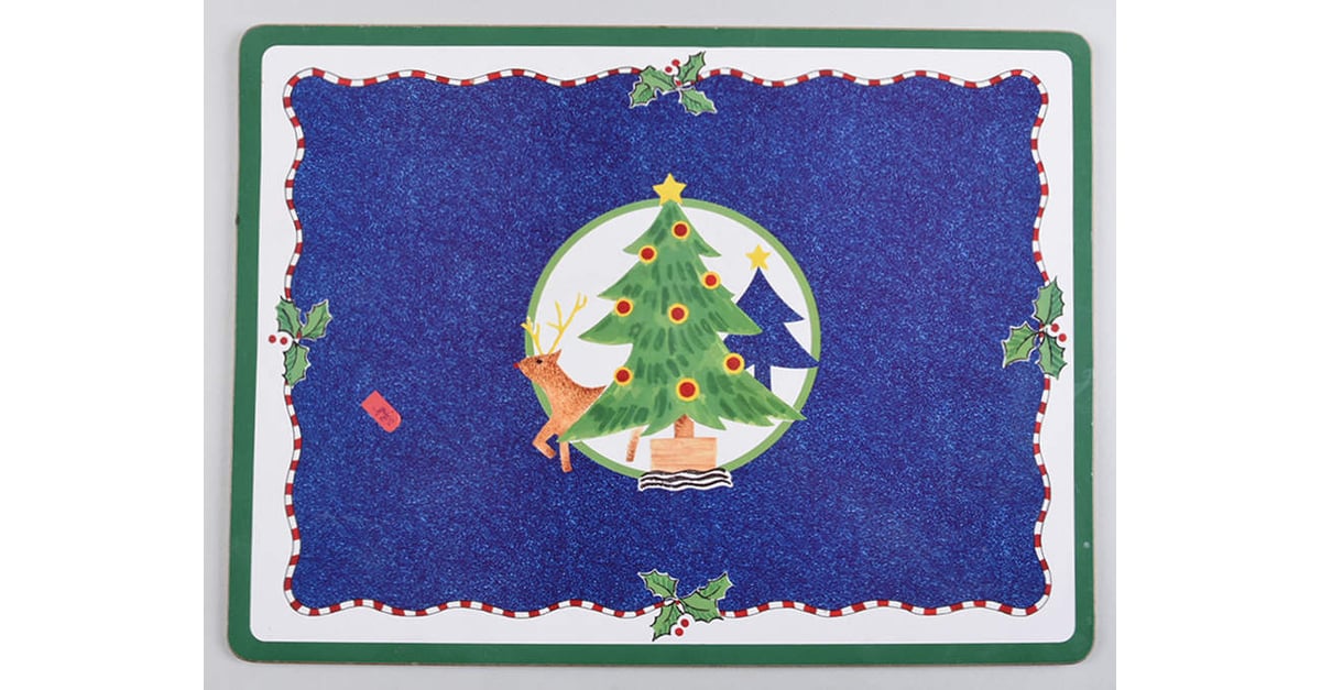 Christmas Glow Corkboard Placemat by Mikasa Replacements, Ltd.