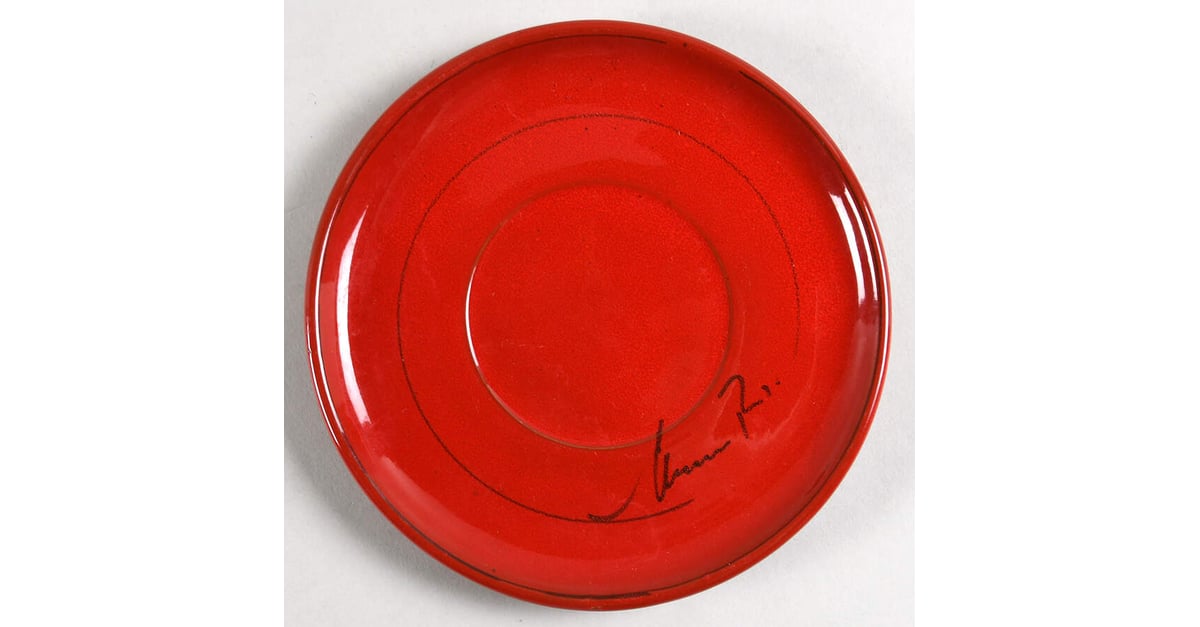 Classic Collection Red Saucer for Flat Cup by Mamma Ro | Replacements, Ltd.