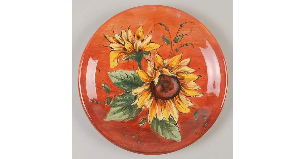 Sunset Sunflower Salad Plate by Maxcera Corp | Replacements, Ltd.