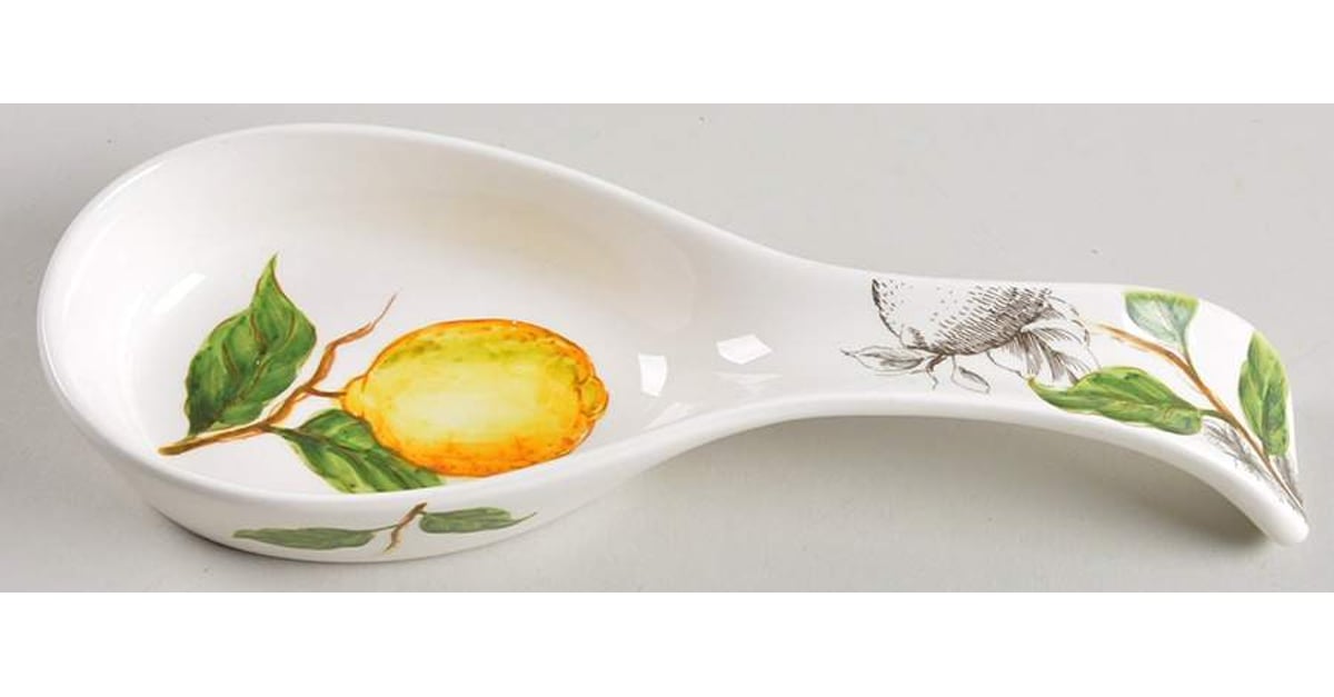 Sketch Lemon Spoon Rest/Holder (Holds 1 Spoon) by Maxcera Corp ...