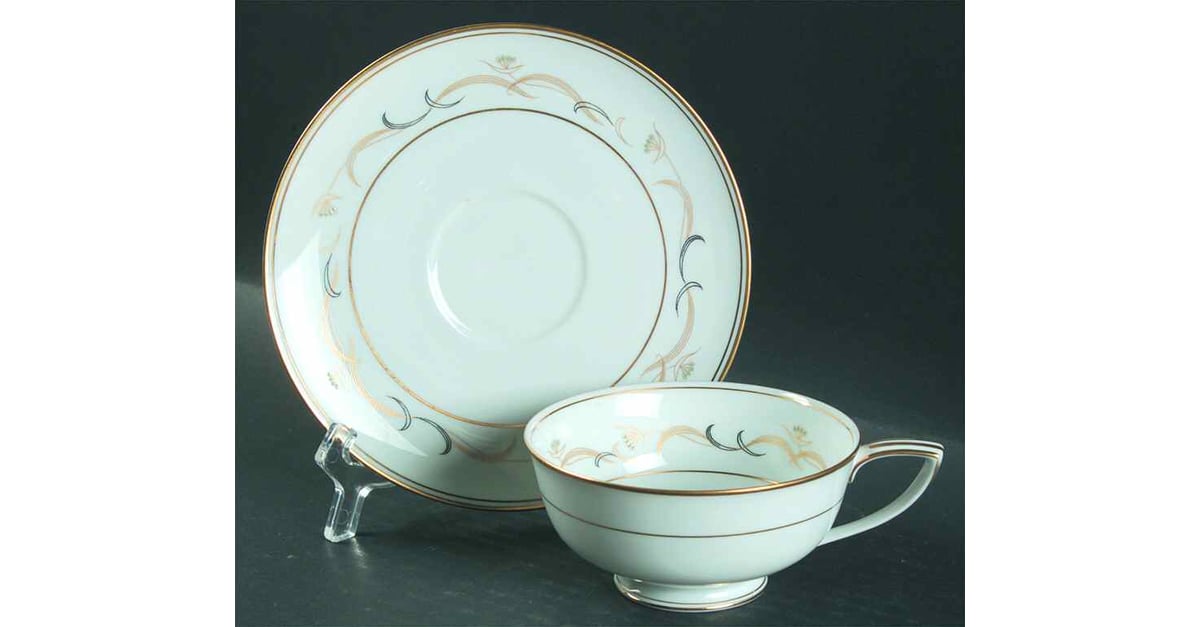 Sherwin Footed Cup & Saucer Set by Noritake | Replacements, Ltd.