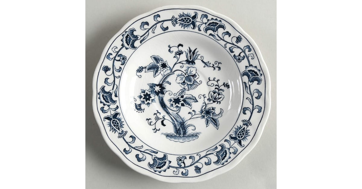 Ming Tree Blue (Double Phoenix Backstamp) Saucer for Flat Cup by