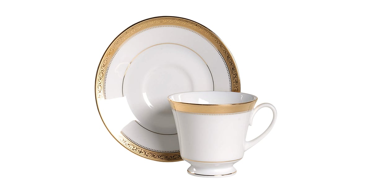 Signature Gold Footed Cup & Saucer Set by Noritake | Replacements