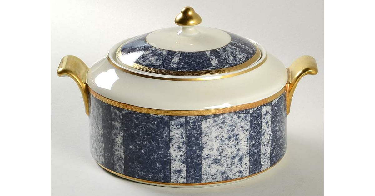 Coliseum Round Covered Vegetable by Oscar De La Renta | Replacements, Ltd.