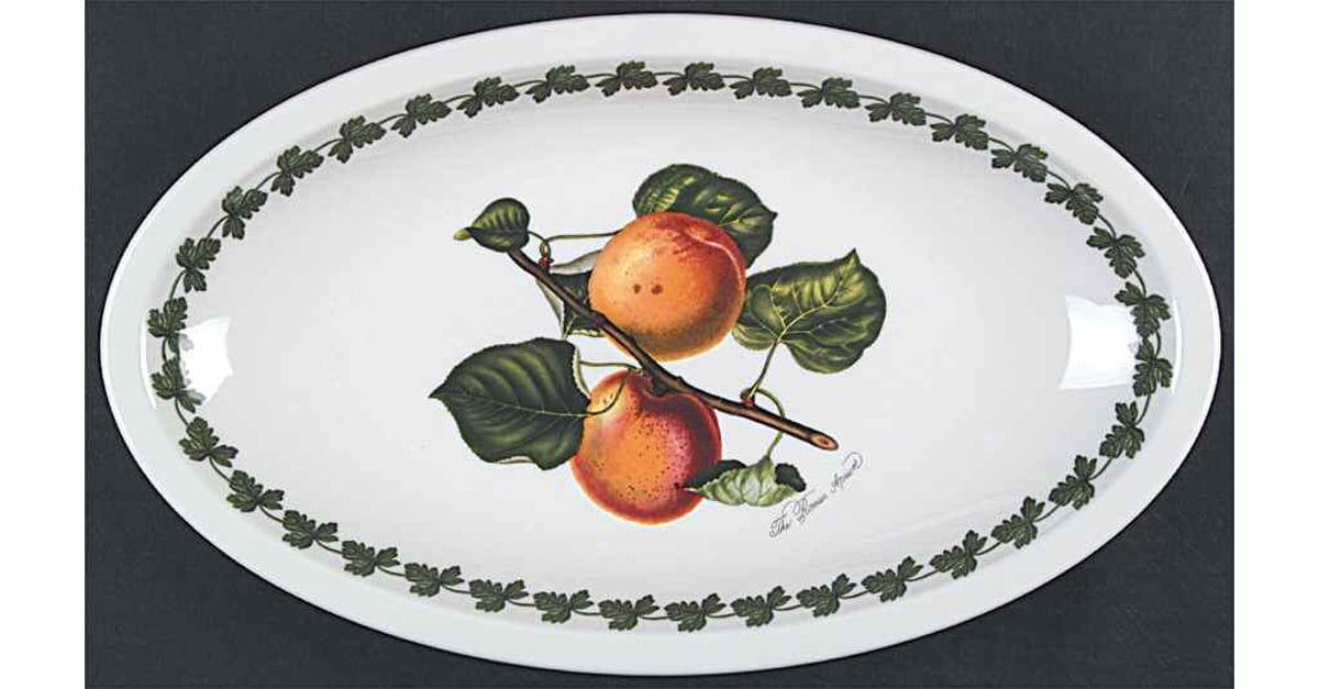 Portmeirion Pomona プレート チェリーキッシュ皿（新品未使用） Pomona Low Oval Sovereign Server by Portmeirion | Replacements, Ltd.