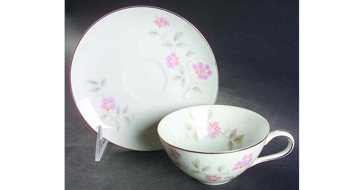 Contessa Flat Cup & Saucer Set by Princess (Japan) | Replacements, Ltd.