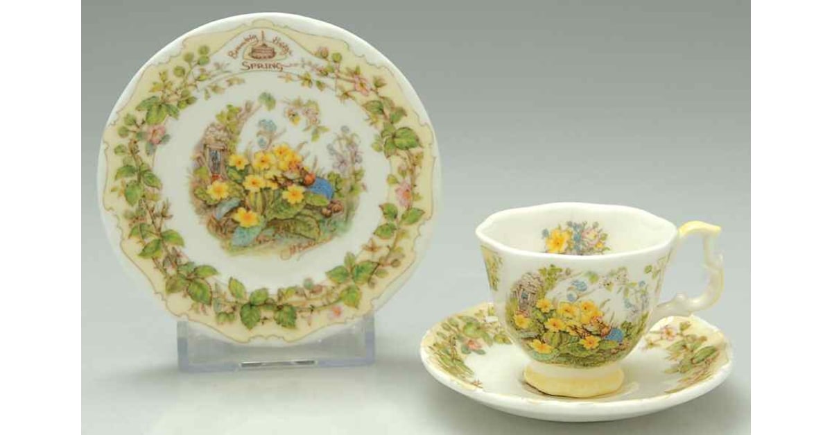 Brambly Hedge 3-Piece Mini 4 Season Tea Set (CS & PL) by Royal