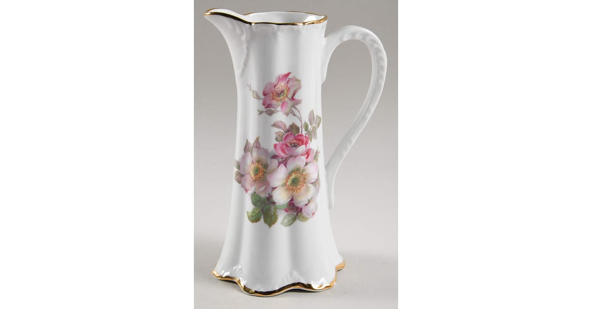 Briar Rose (Gold Trim) 16 Oz Pitcher by Schumann - Bavaria ...