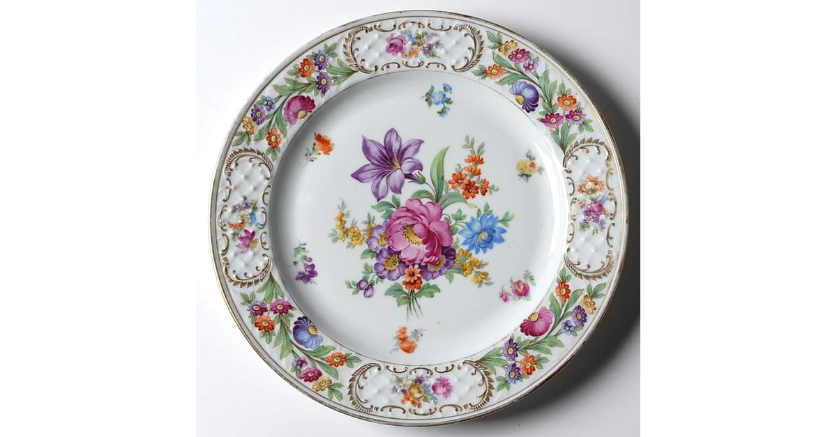 Dresdener Dresdner Art (Smooth) Dinner Plate by Schumann - Bavaria ...