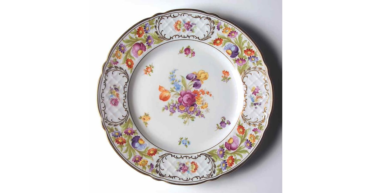 Empress Dresden Flowers Large Dinner Plate by Schumann - Bavaria