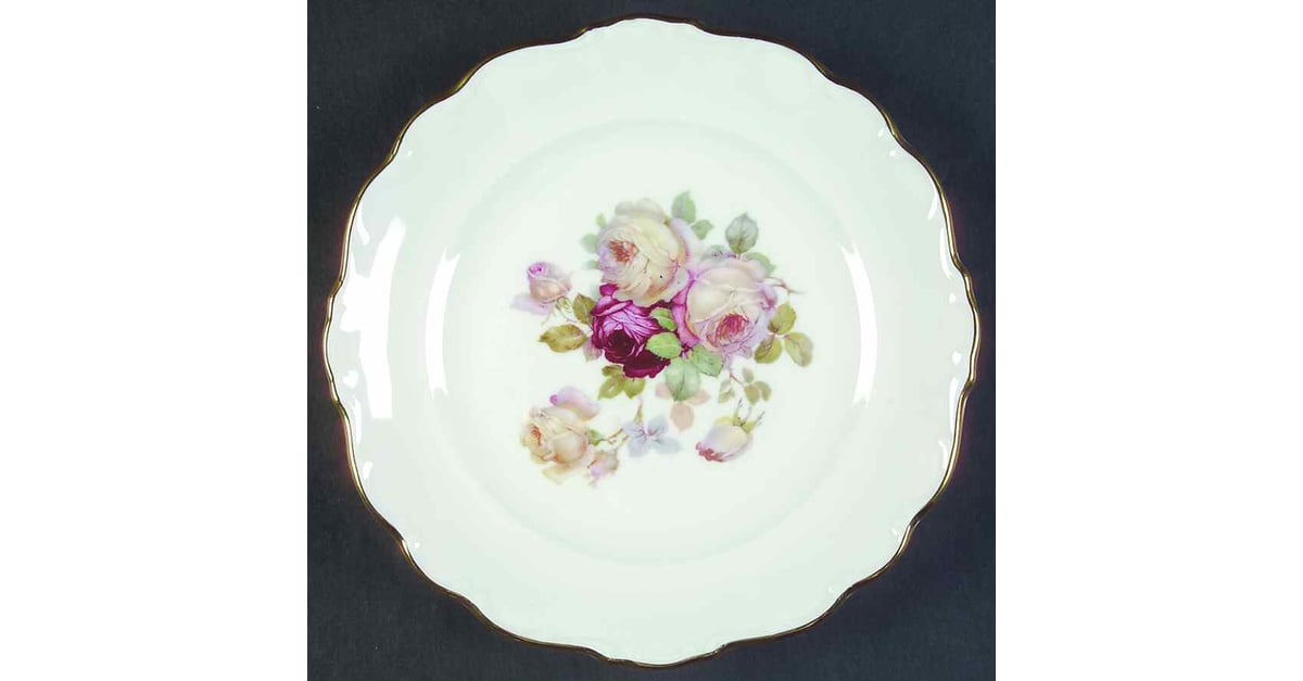 Schumann Rose Salad Plate by Schumann - Bavaria | Replacements, Ltd.