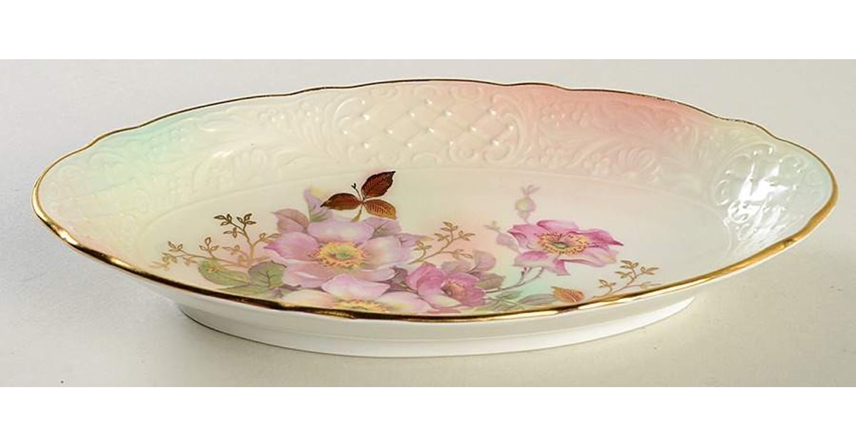Wild Rose (Scallop, Rim, Embossed) Relish by Schumann - Bavaria ...