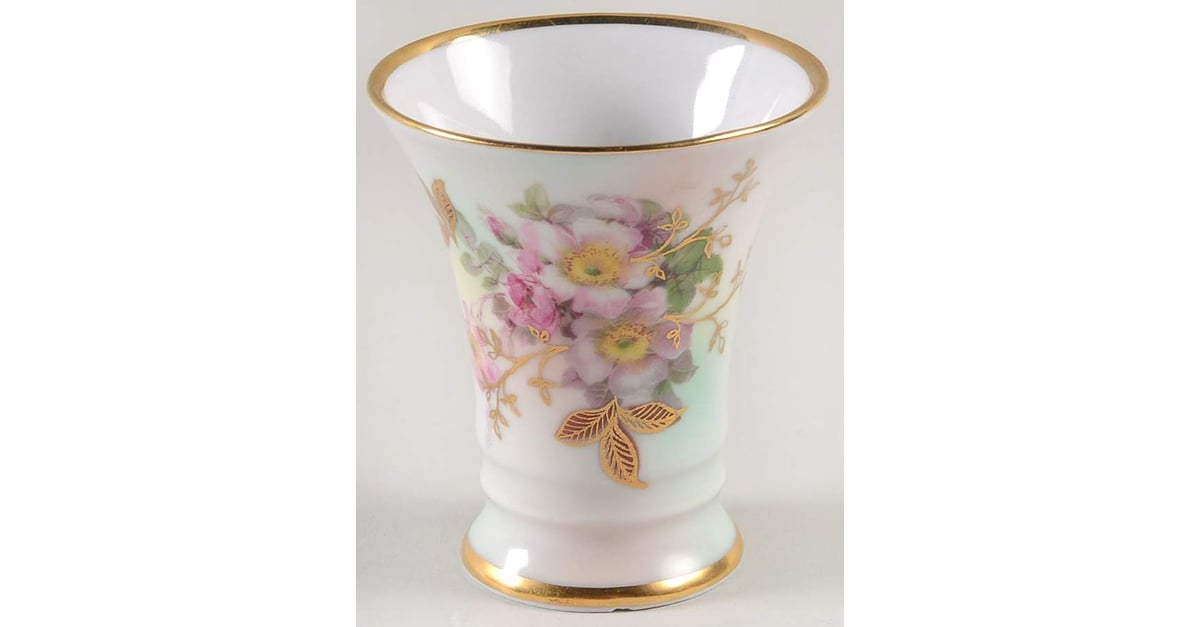 Wild Rose (Scallop, Rim, Embossed) 3" Vase by Schumann - Bavaria ...
