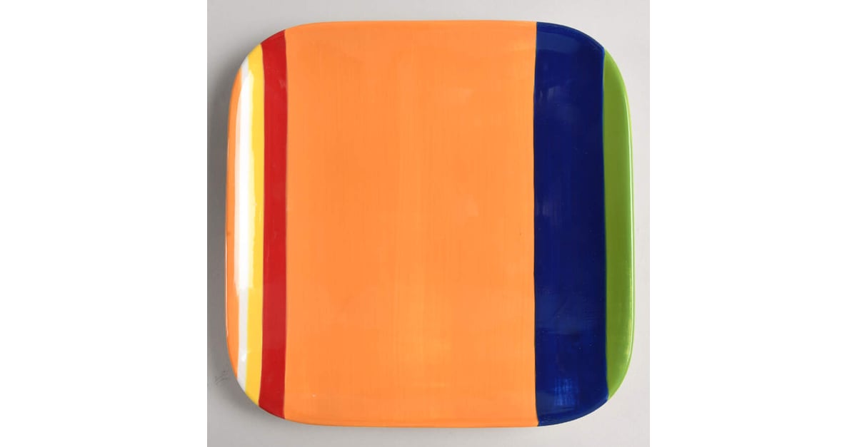 Colorfest III Orange Square Salad Plate by Sonoma Home | Replacements, Ltd.