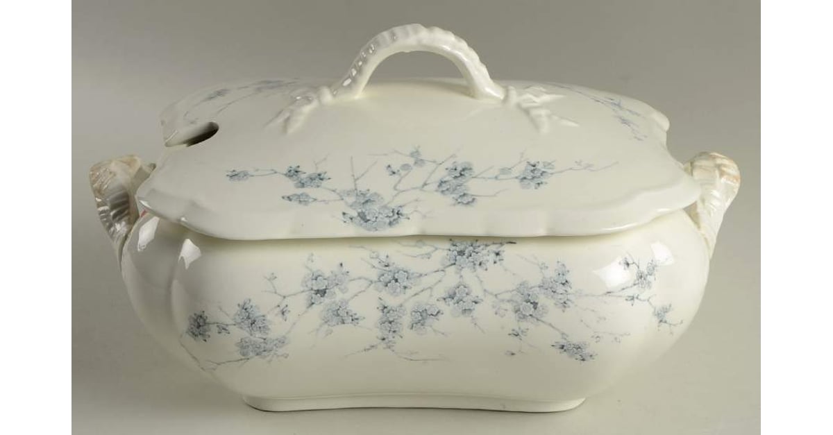 Spring Rectangular Covered Vegetable by Turner's (England