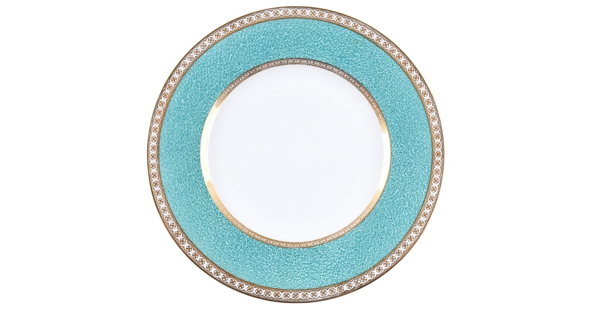 Service à Café Wedgwood England Ulander Powder Turquoise - 21 Pièces Pour 6 Personnes, Occasion De Qualité