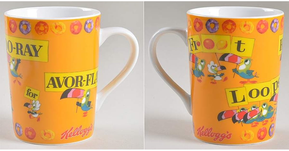Lot De 2 Mugs Céramique Kellogg's Smacks & Froot Loops - 300ml - Multicolore - Neufs