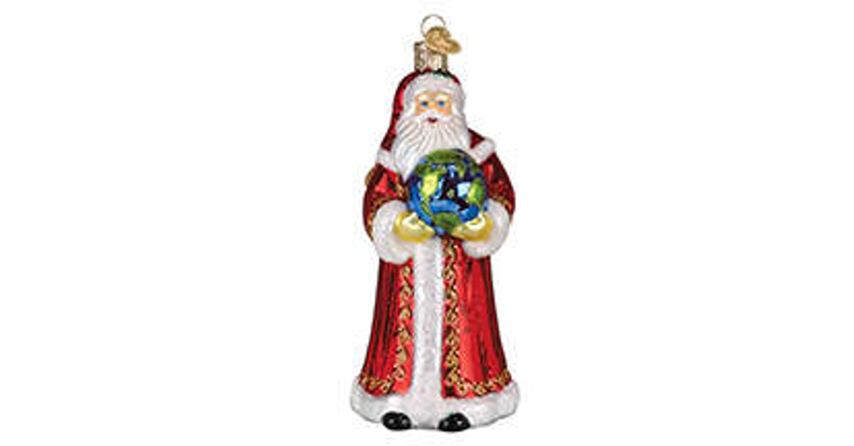 Santa and Mrs Claus World Peace Santa - No Box by Old World Christmas ...