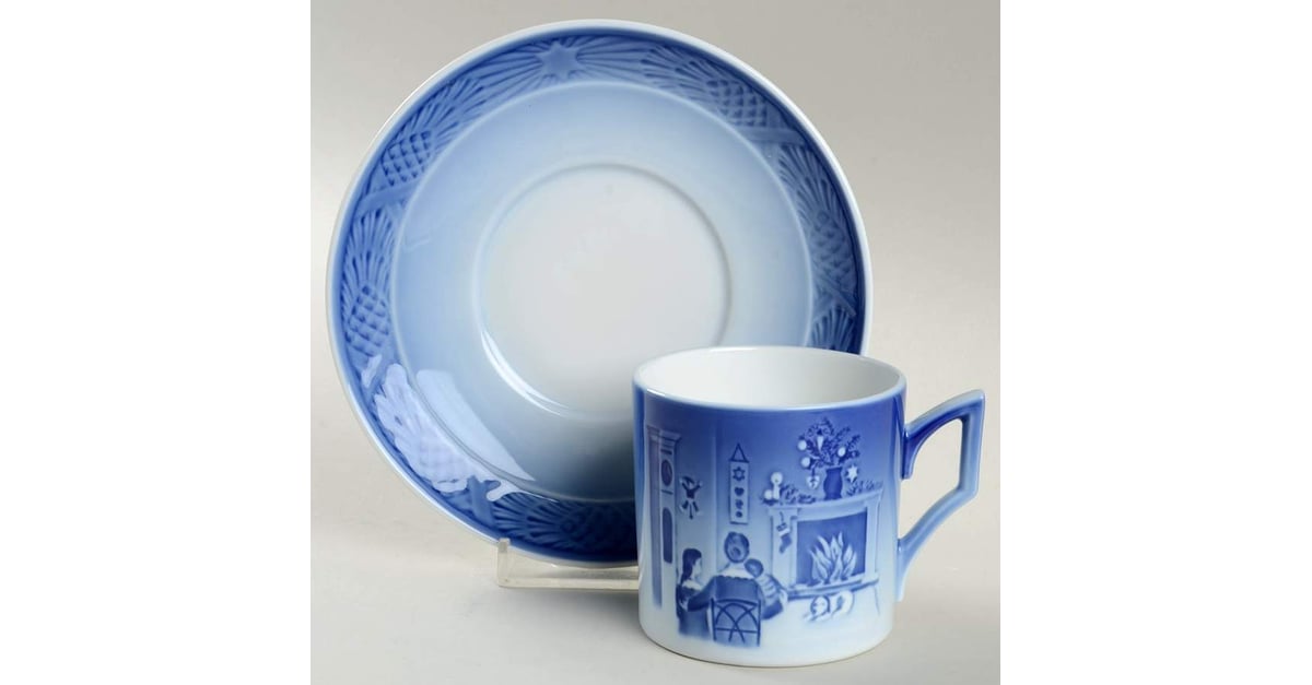 Tasse Et Soucoupe Royal Copenhagen - Occasion, Couleur Bleue, Idéal Pour Mariage Ou Collection