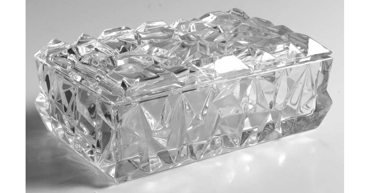 Rock Cut Rectangle Box with Lid by Tiffany | Replacements, Ltd.