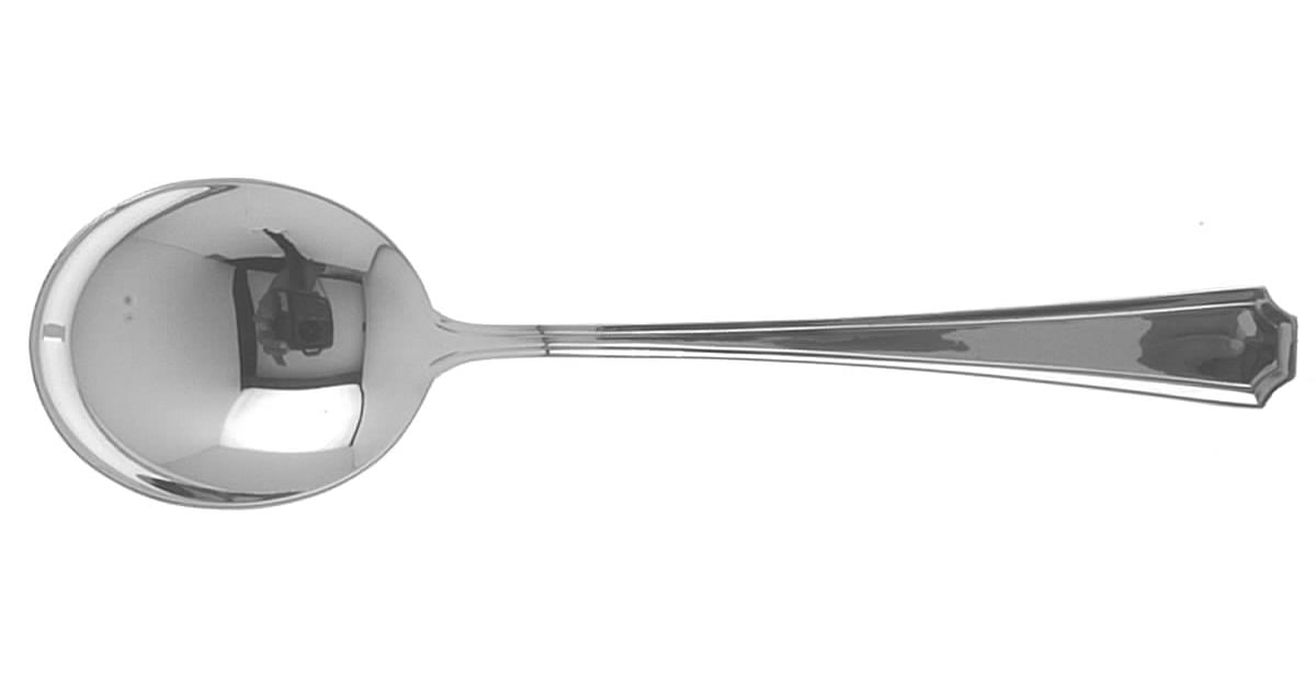 Fairfax (Sterling, 1910, No Monograms) Round Bowl Soup Spoon