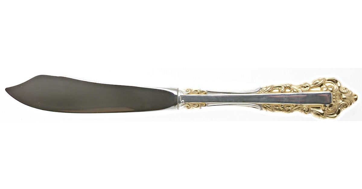 Golden Medici (Sterling, 1971) Hollow Handle Master Butter Knife