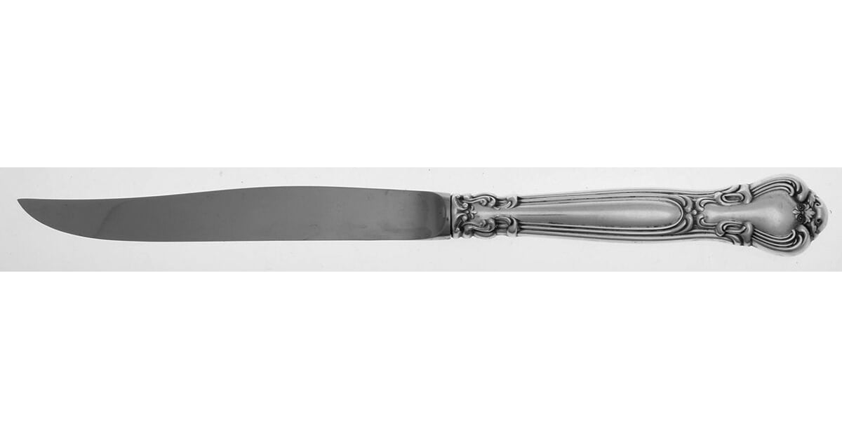 Gorham Chantilly Sterling Silver Handle Steak Knives – Set Of 8 Serrated Steak Knives, Custom Made