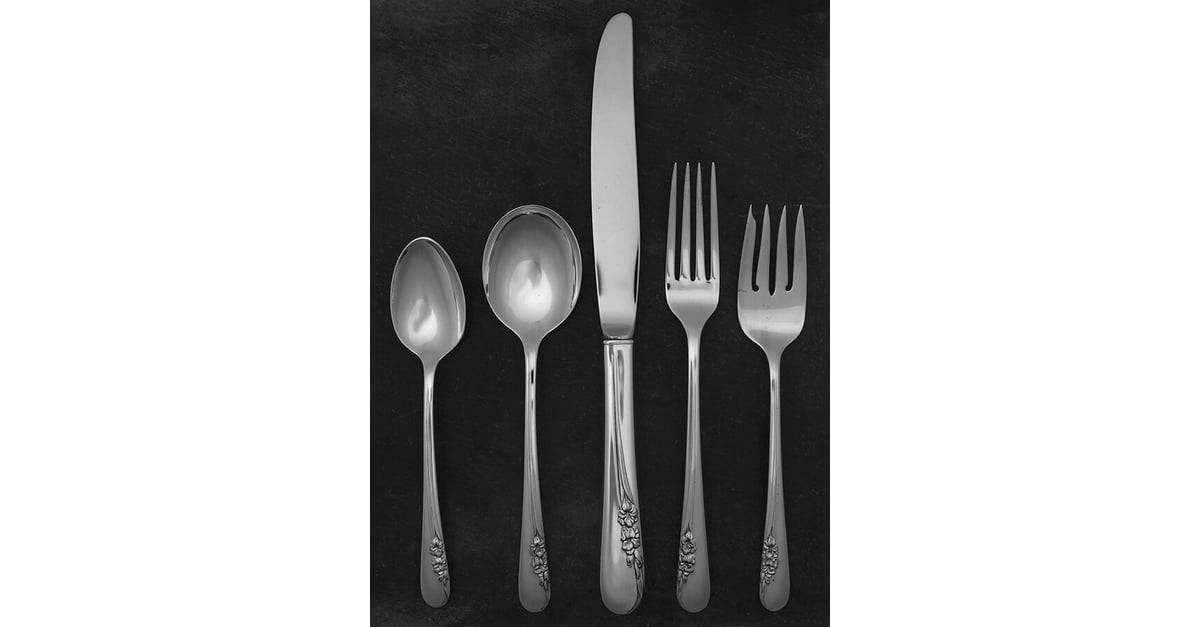 International Silver 'Blossom Time' Sterling Silver Flatware Set – Floral Pattern