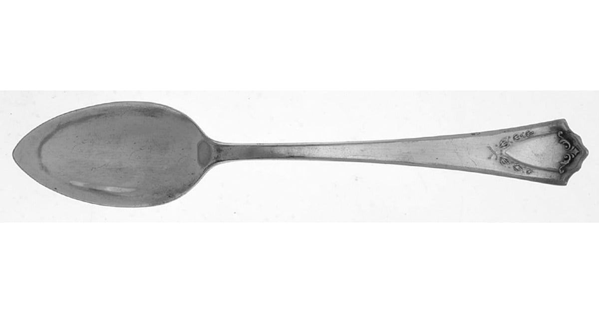 Vintage International Silver Silverplate Grapefruit Spoon - Ornate Bowl, 6" Long