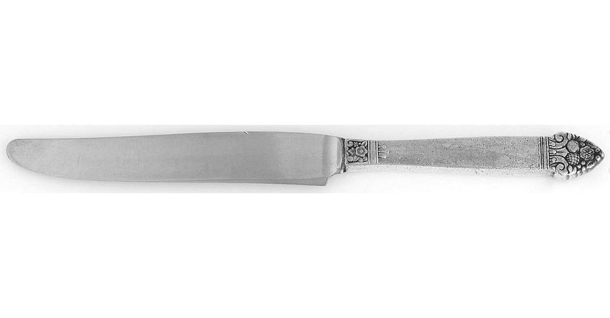Community Oneida King Cedric Silverplate Flatware – Choice Plate, 1933 Pattern, Very Good Used Condition
