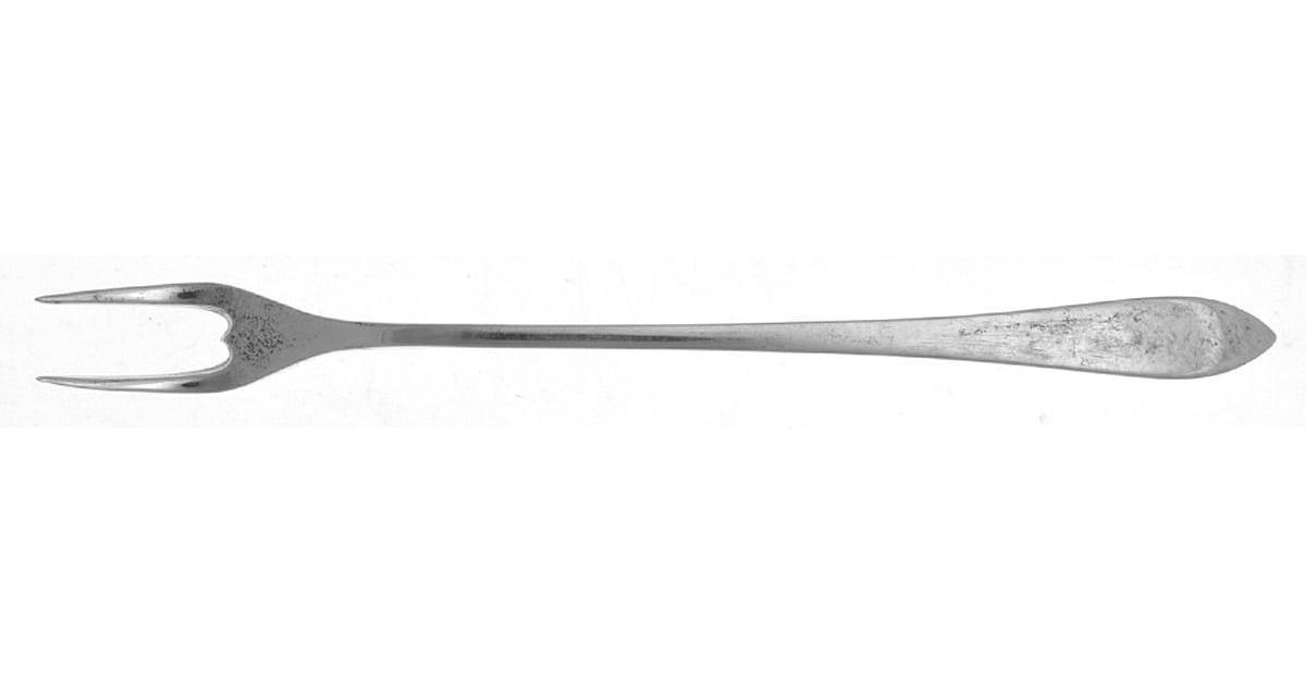 Queen Anne (Sterling, 1870) Two-Tine Butter Pick by Tiffany & CO SILVER ...