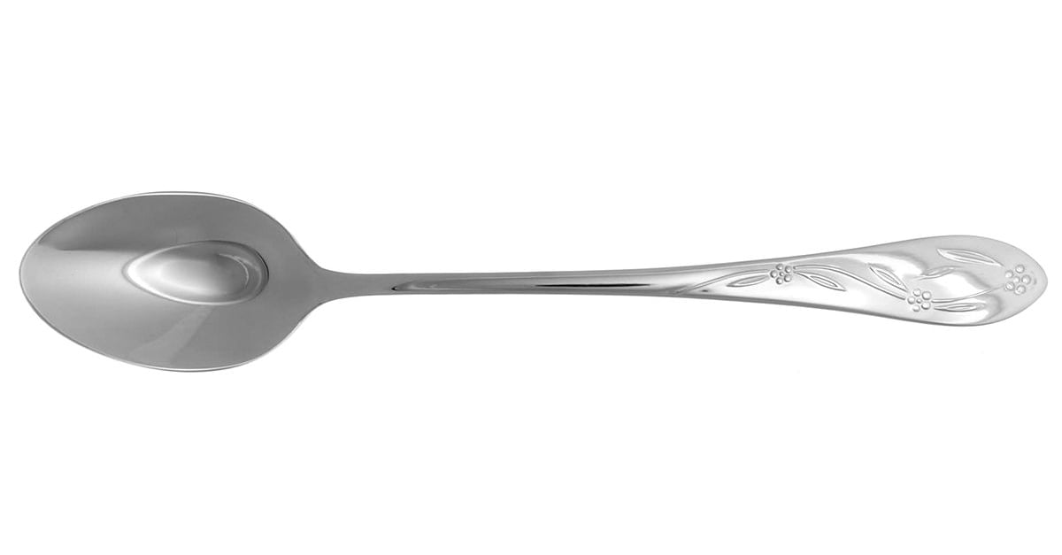 Circular Tea Spoon Old World Floral-Round Tip (Stainless) Iced Tea Spoon by Temp-Tations ...