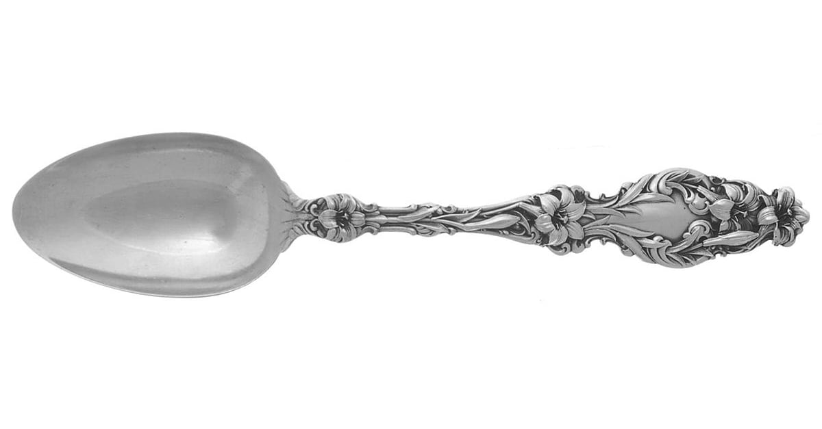 Lily (Sterling, 1902, Lion-Pat.1902) Tablespoon (Serving Spoon) by