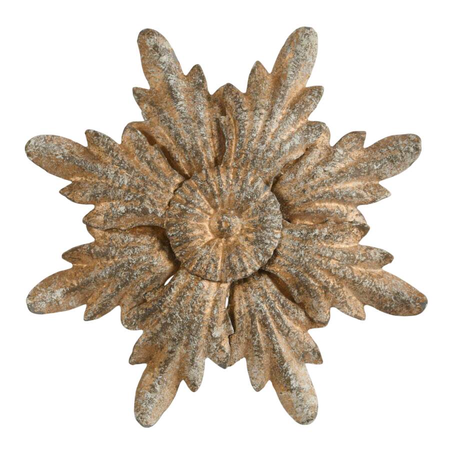 Pair of Neoclassical Italian Tole Flowers Curtain Tiebacks-5