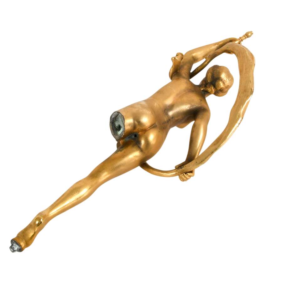 Art Deco Cold-Painted Spelter Figure-3