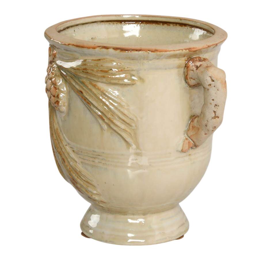 Arts & Crafts-Style Glazed Jardinière-2