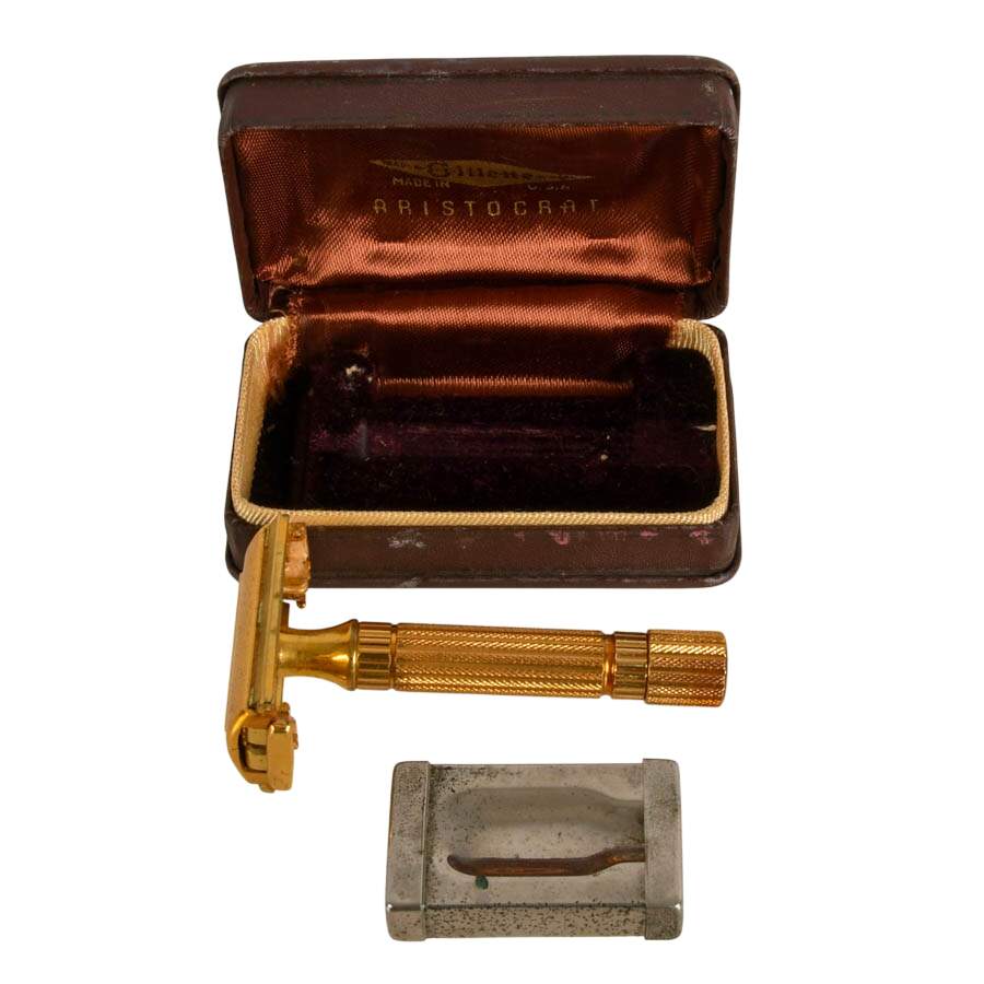 1930S-40s Gillette Aristocrat Safety Razor-6