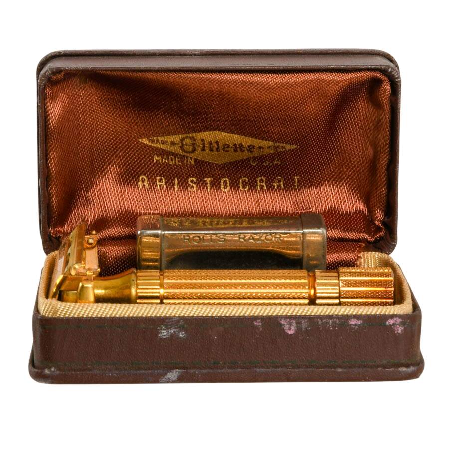1930S-40s Gillette Aristocrat Safety Razor-2