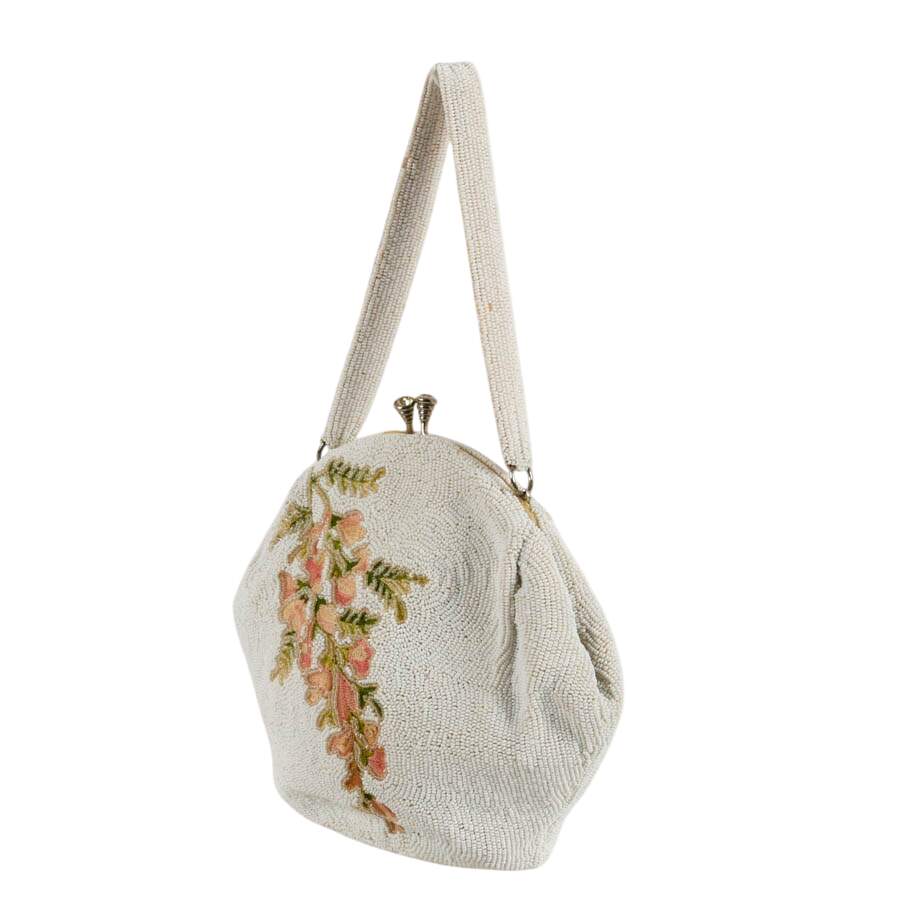 1950s Hand-Made Belgium Walborg Beaded and Embroidered Purse-3
