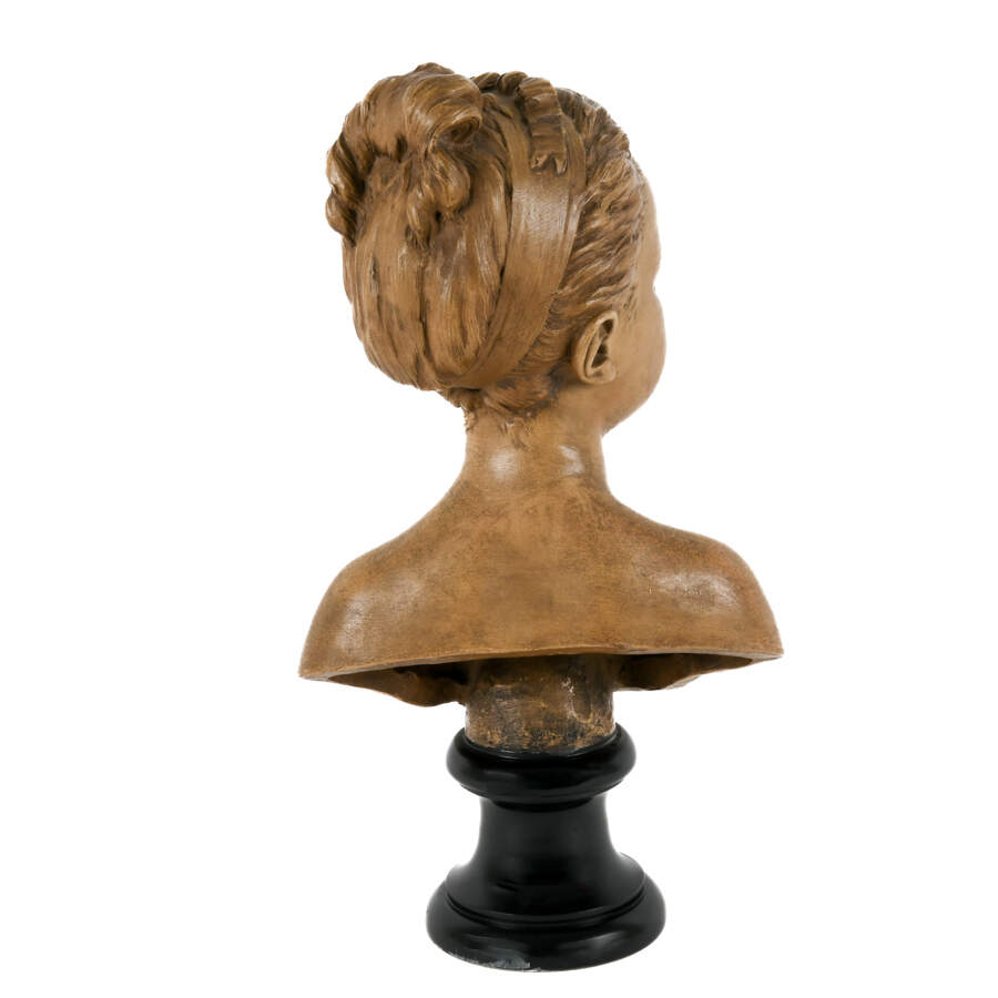 Terracotta Bust of Louise Brongniart After Jean Antoine Houdon-3