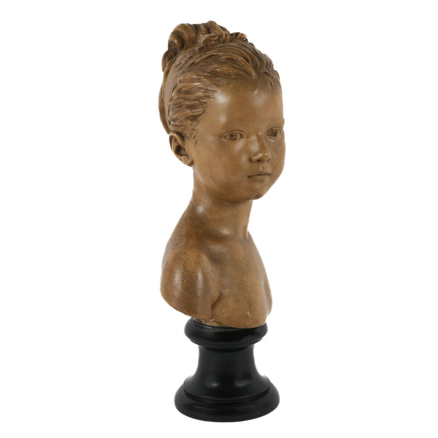 Terracotta Bust of Louise Brongniart After Jean Antoine Houdon-2
