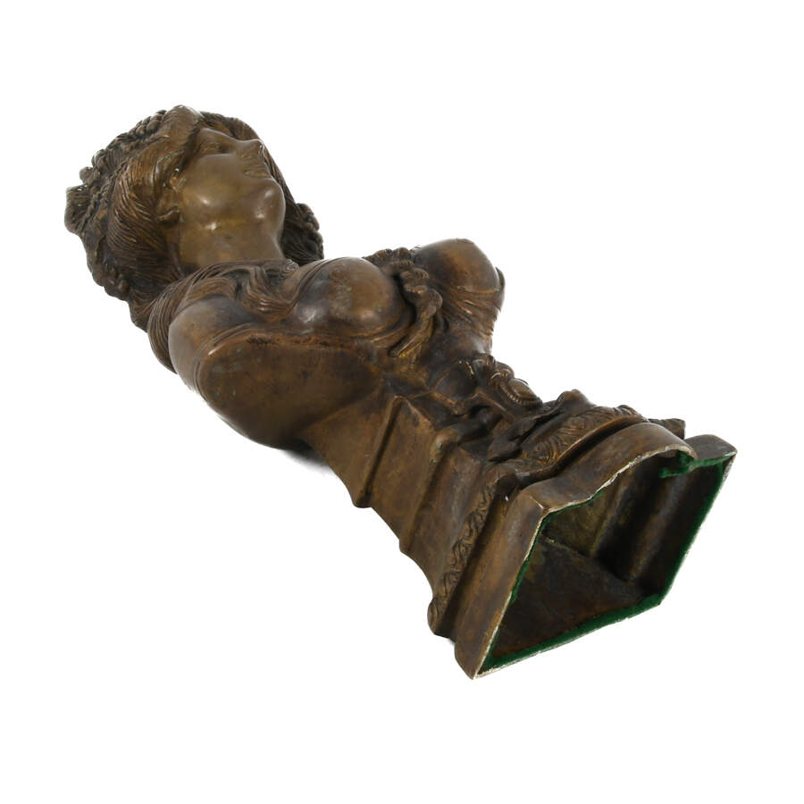 Antique Art Nouveau Bust of a Classical Woman-9