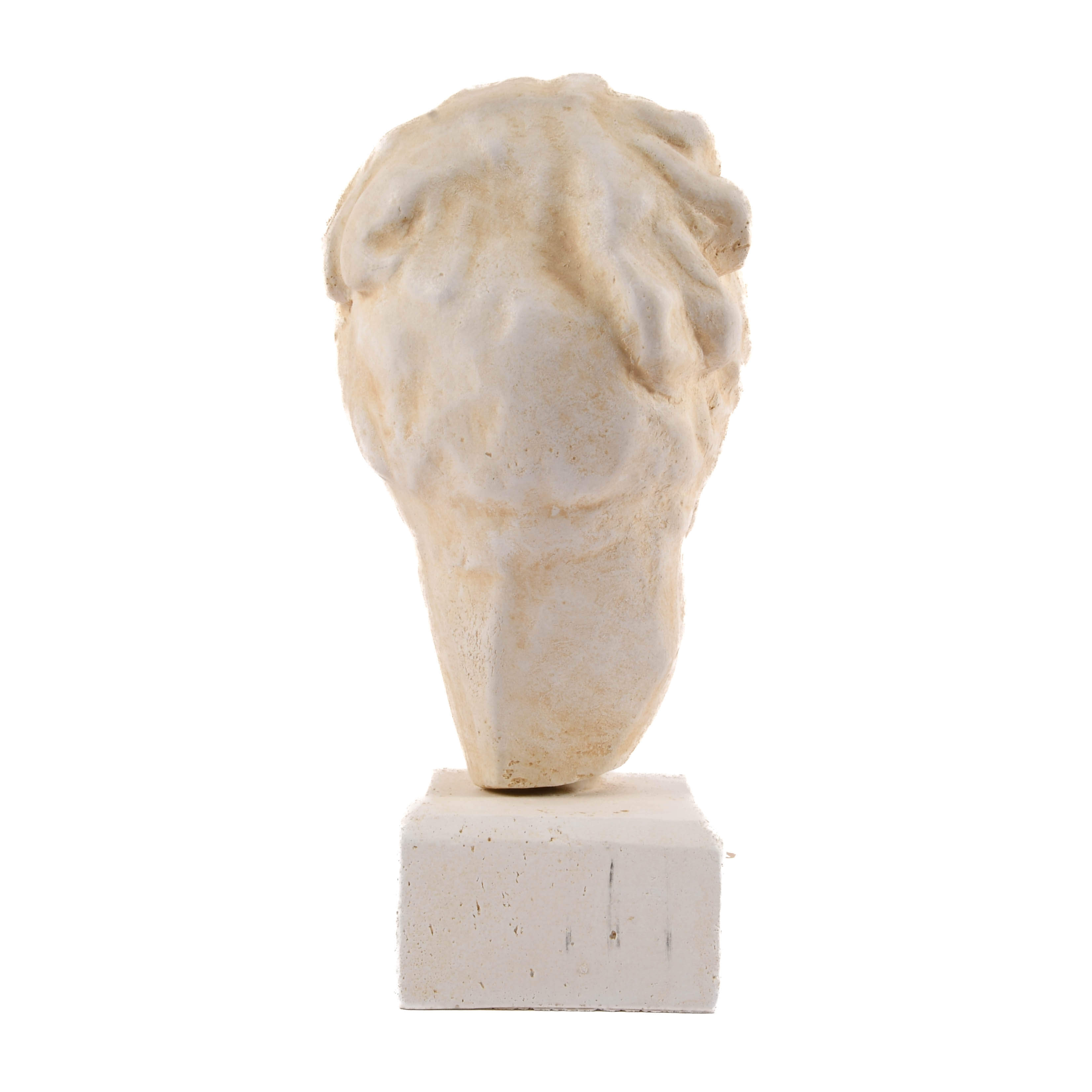 Greek Goddess Hygeia Stone Bust by Nick Botsas-5